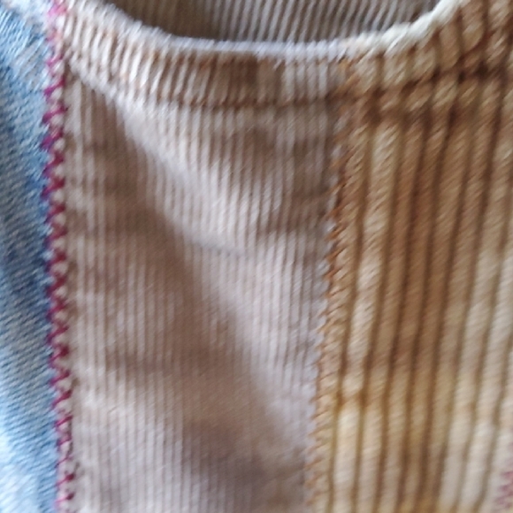 Gypsy Jeans RARE VINTAGE 70'S Striped Women's Flare Jeans - Picture 6 of 15